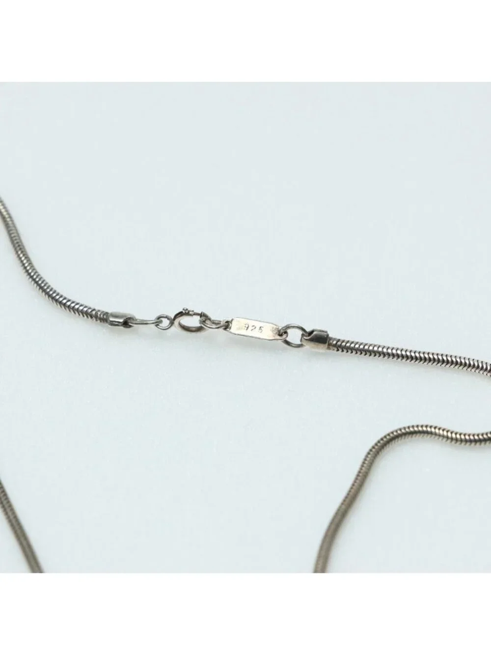Tiffany & Co Necklace 925 Sterling Silver Plate Pendant Barnecklace